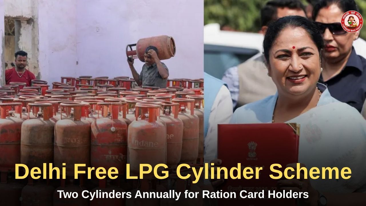 Delhi Free LPG Cylinder Scheme 2026 Two Cylinders Annually for Ration Card Holders